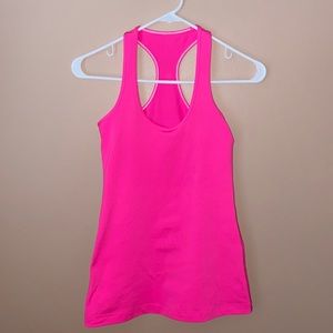 Lululemon Hot Pink Racerback Tank Top